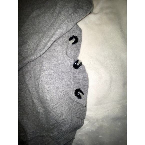 Seraphine Maternity Nursing Wool Gray Sweater - Picture 3 of 7